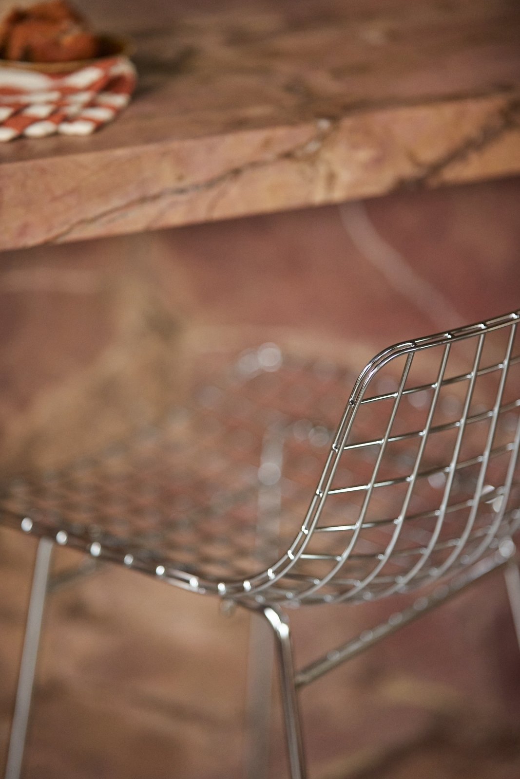 Metal Wire Bar Stool - Barhocker - HKLIVING
