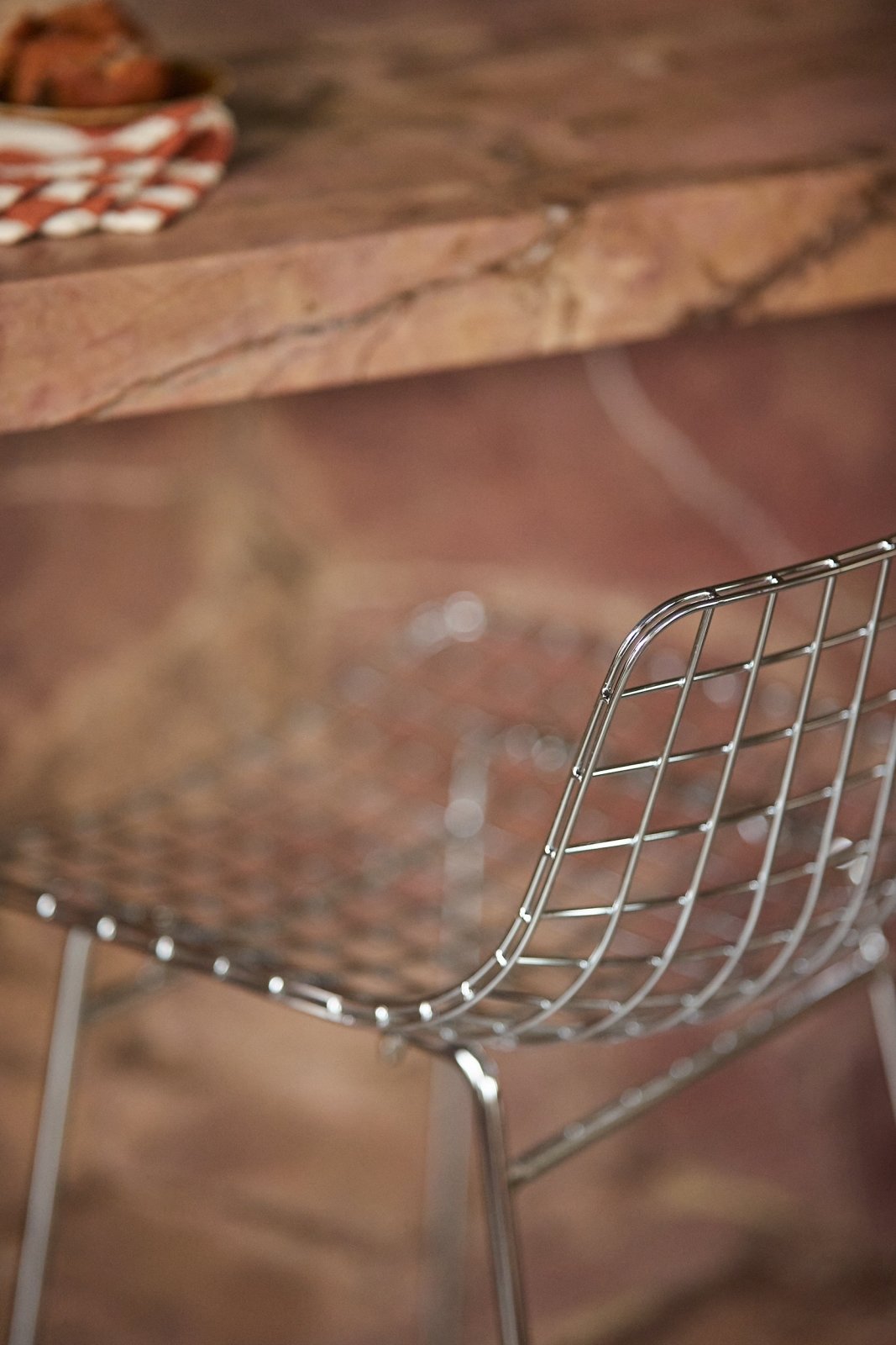 Metal Wire Bar Stool Barhocker by HKLIVING