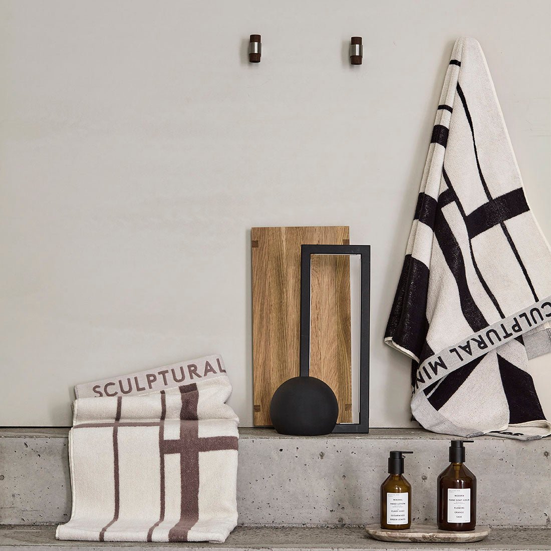 Minimal Towel Accessories by Kristina Dam Studio