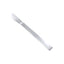 Tafelmesser, kurze Klinge, L 21,3 cm