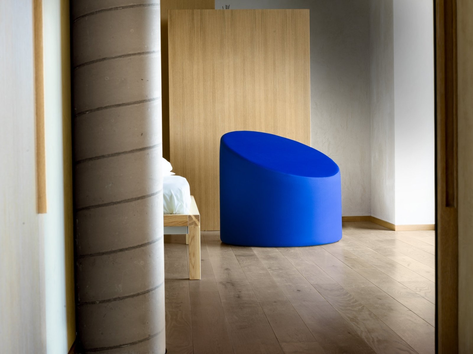 Mozza Pouf - Blue Seating by Gufram