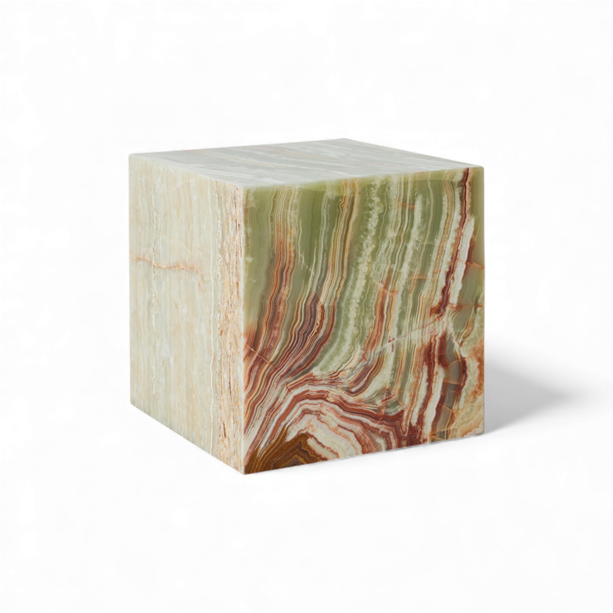Onyx Marble Block Table