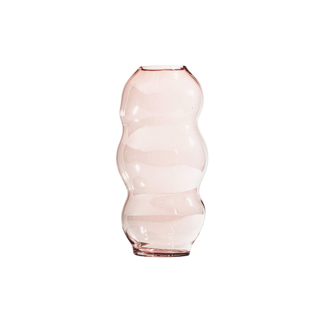 Muse - Vase L Clear Copper Vase by Fundamental Berlin