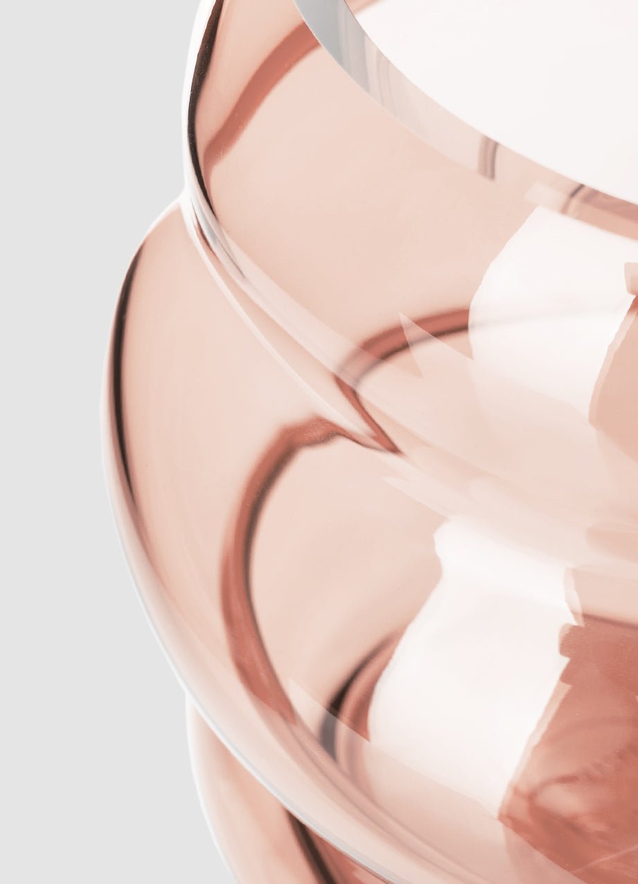 Muse - Vase L Clear Copper Vase by Fundamental Berlin