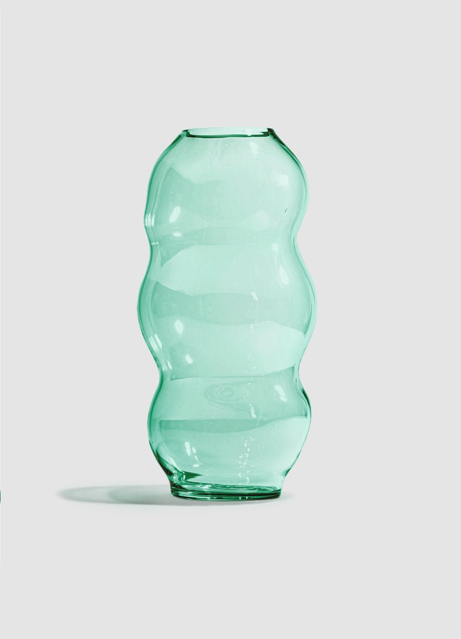 Muse - Vase L Emerald Vase by Fundamental Berlin