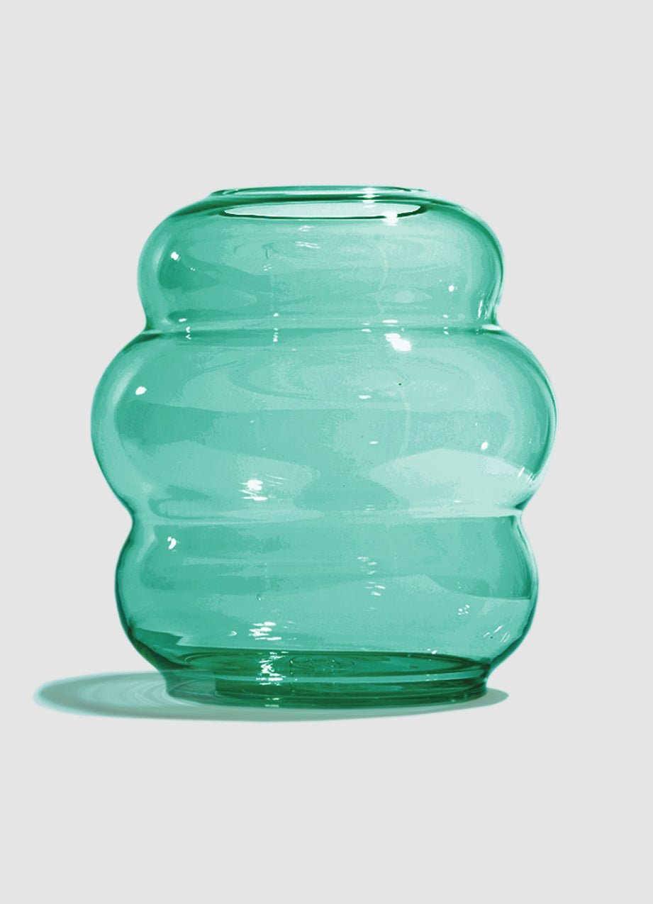 Muse - Vase XL Emerald Vase by Fundamental Berlin