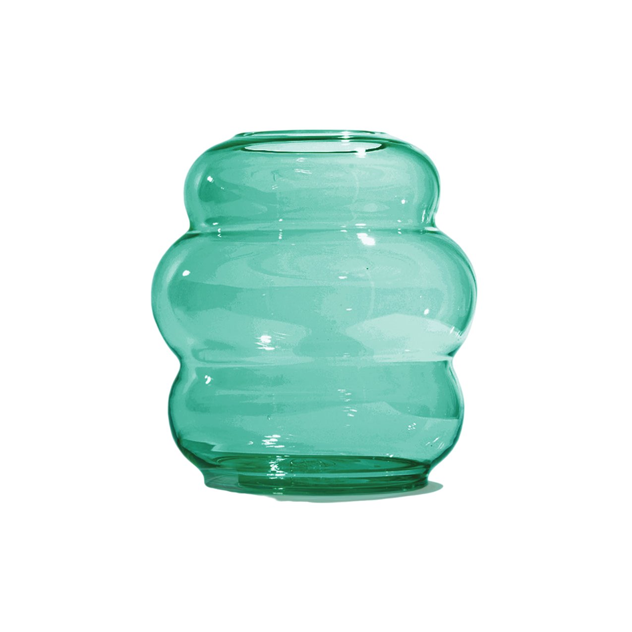 Muse - Vase XL Emerald Vase by Fundamental Berlin