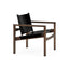Schwarzes Leder matt