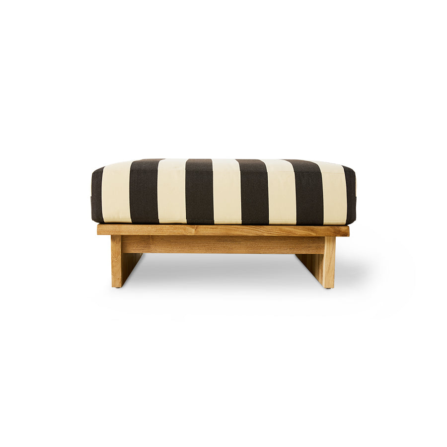 Outdoor Teak Hocker – HKLIVING – Ansicht 4
