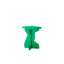 Solid ash lacquered emerald