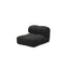 Schwarz (Veganleder Haku 0191 von Kvadrat)
