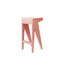 Solid ash lacquered soft pink
