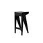 Solid ash lacquered black