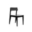 Solid ash lacquered black