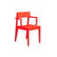 Solid ash lacquered bright red