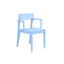 Solid ash lacquered sky blue