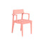 Massive varnished beech, soft pink, upholstery: Pink (Vidar 4 0662 by Kvadrat/Raf Simons)
