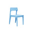 Solid larch lacquered sky blue
