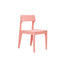 Solid beech lacquered soft pink