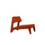Solid ash lacquered Sienna red