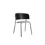 Oak lacquered black / Light gray (Autumn 0101 by Kvadrat)