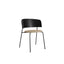 Oak lacquered black / Beige (Autumn 0221 by Kvadrat)