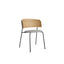 Oak matte lacquered / Light gray (Autumn 0101 by Kvadrat)