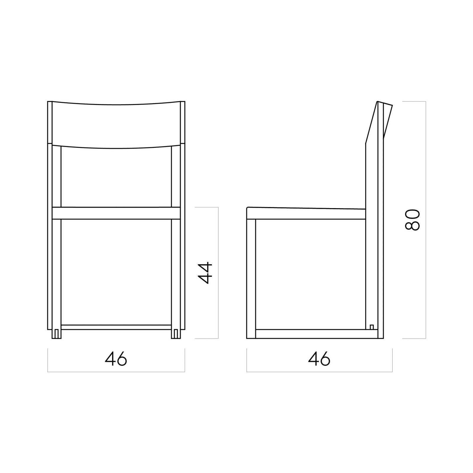 Outline Chair by Kristina Dam Studio