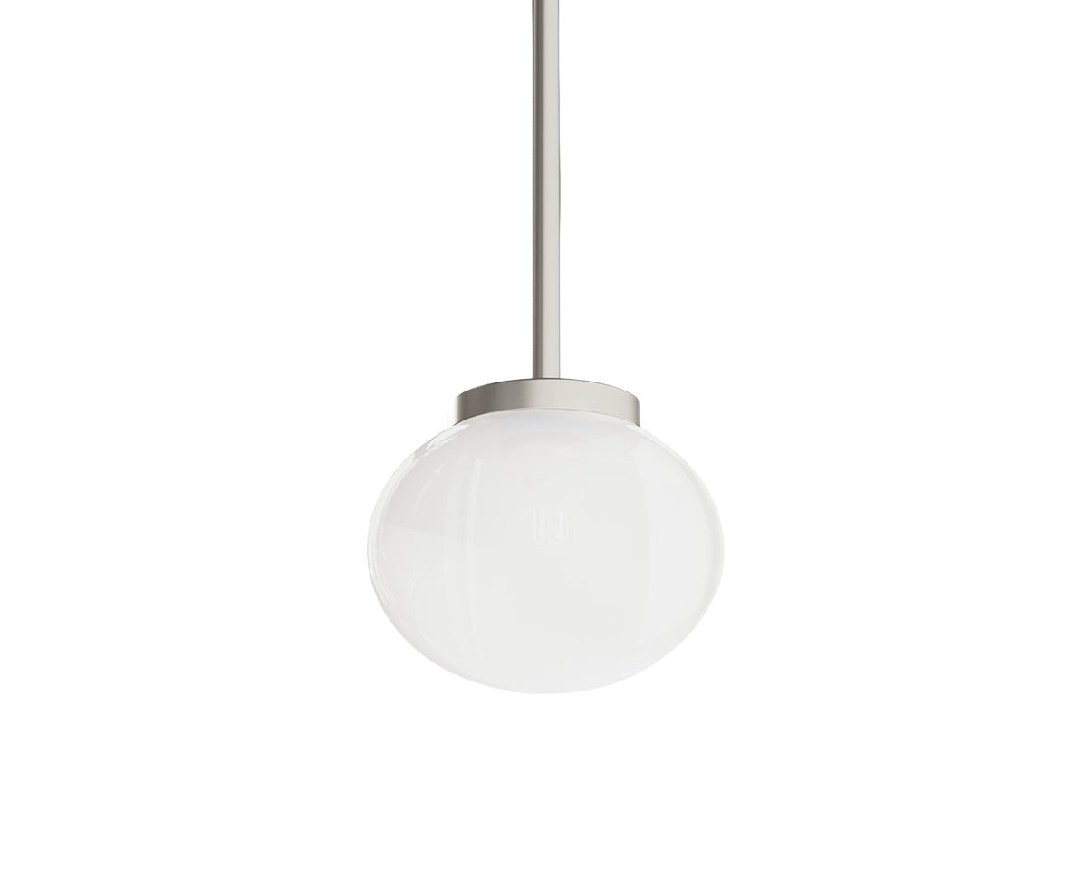 Ovoid Pendant Light - Stainless Steel - Single Pendant Lights by Frama