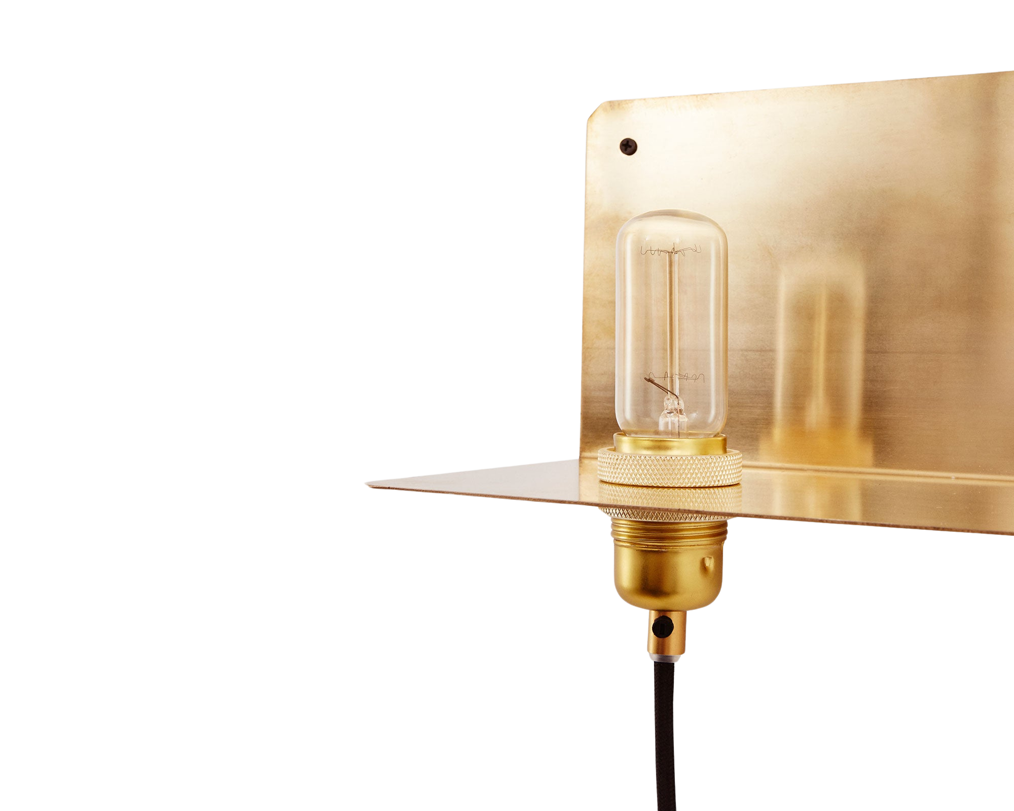 90° Wall Light - Brass