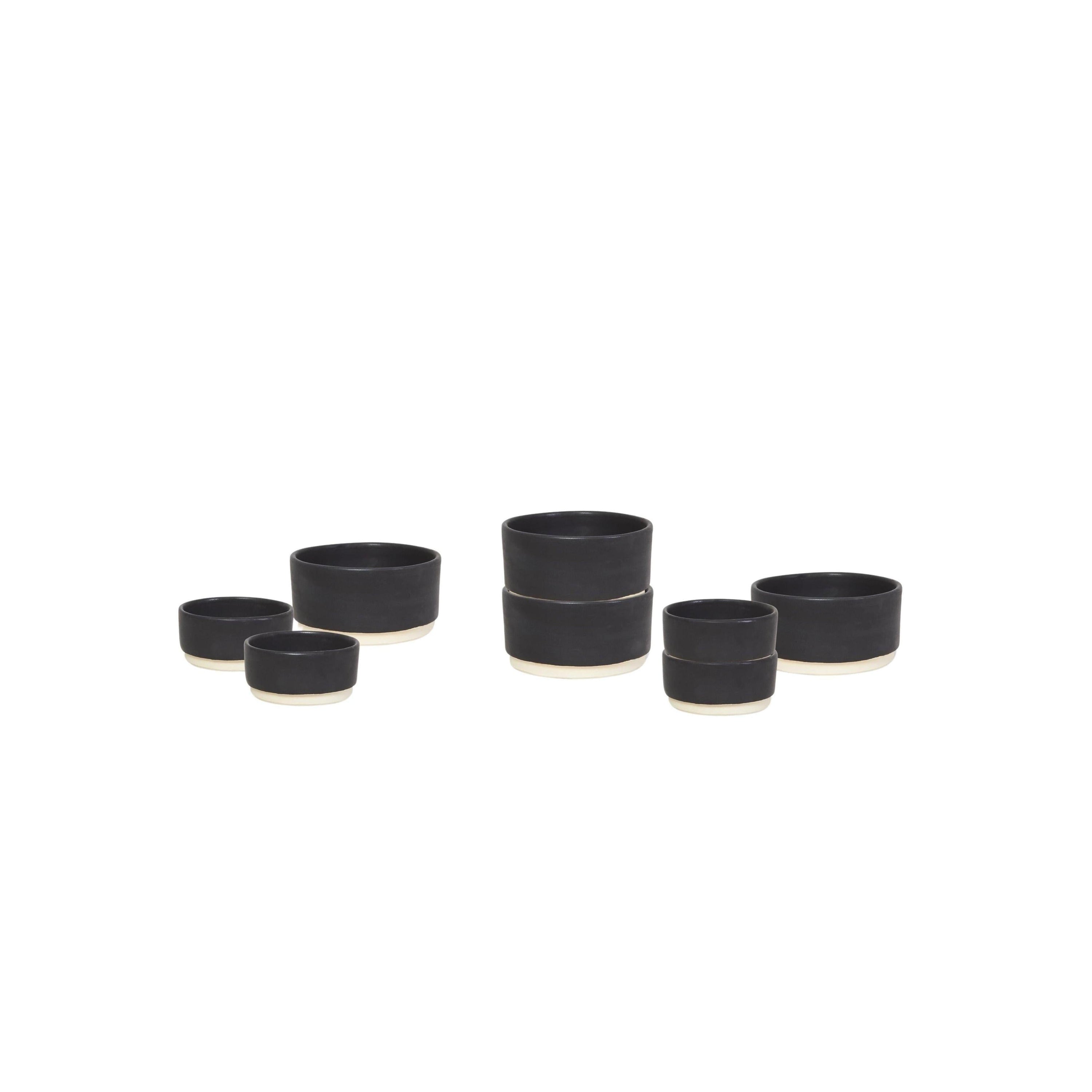 Otto Ceramic Tableware Set I Snack – Black
