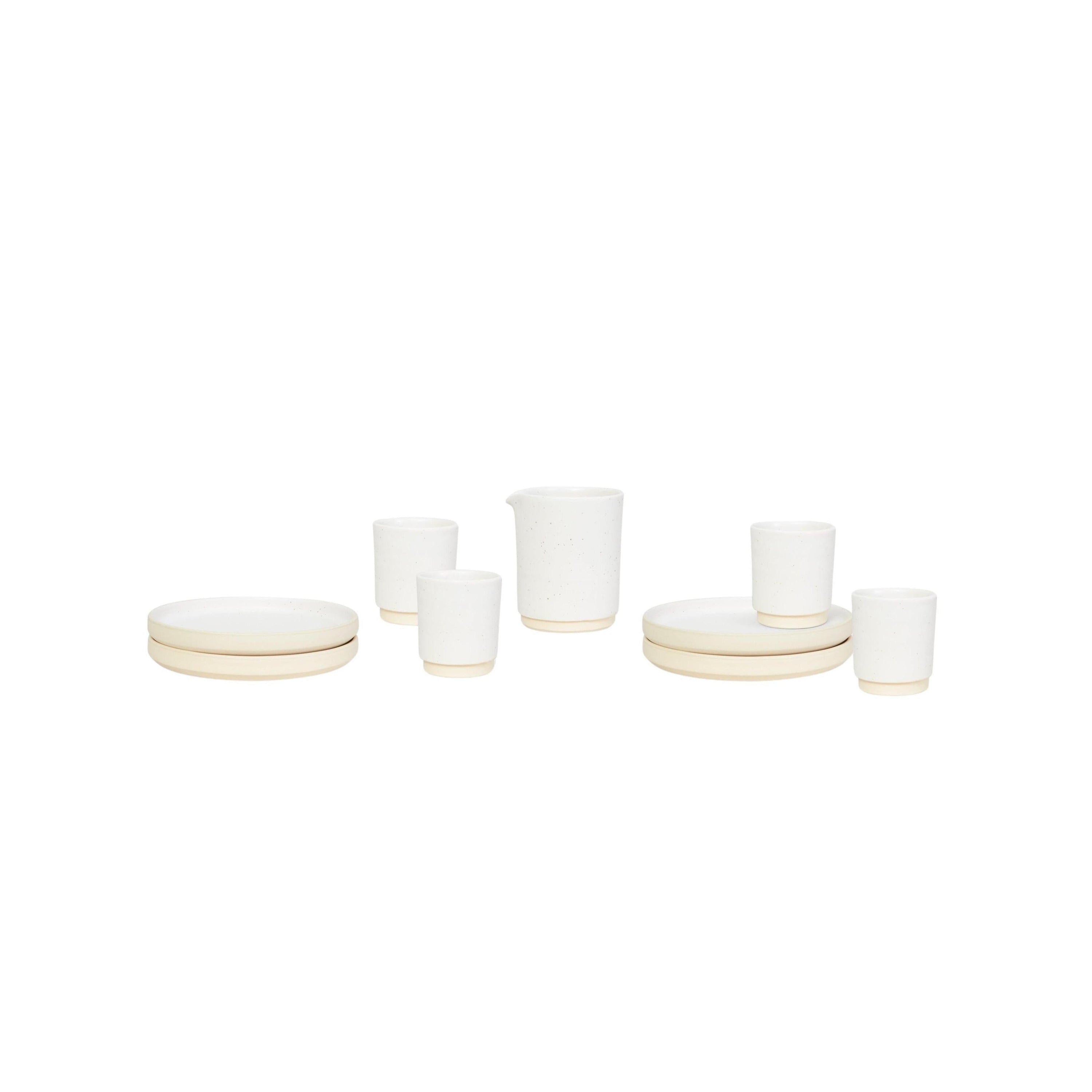 Otto Ceramic Tableware Set I Lunch – White
