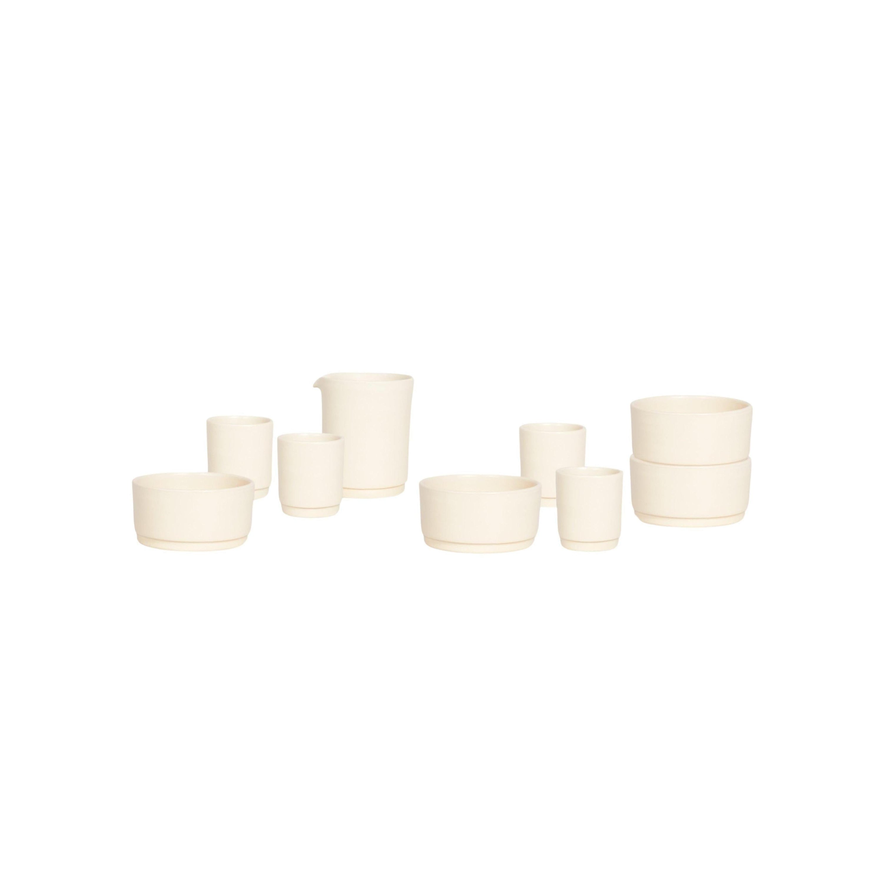 Otto Ceramic Tableware Set – Breakfast – Natural