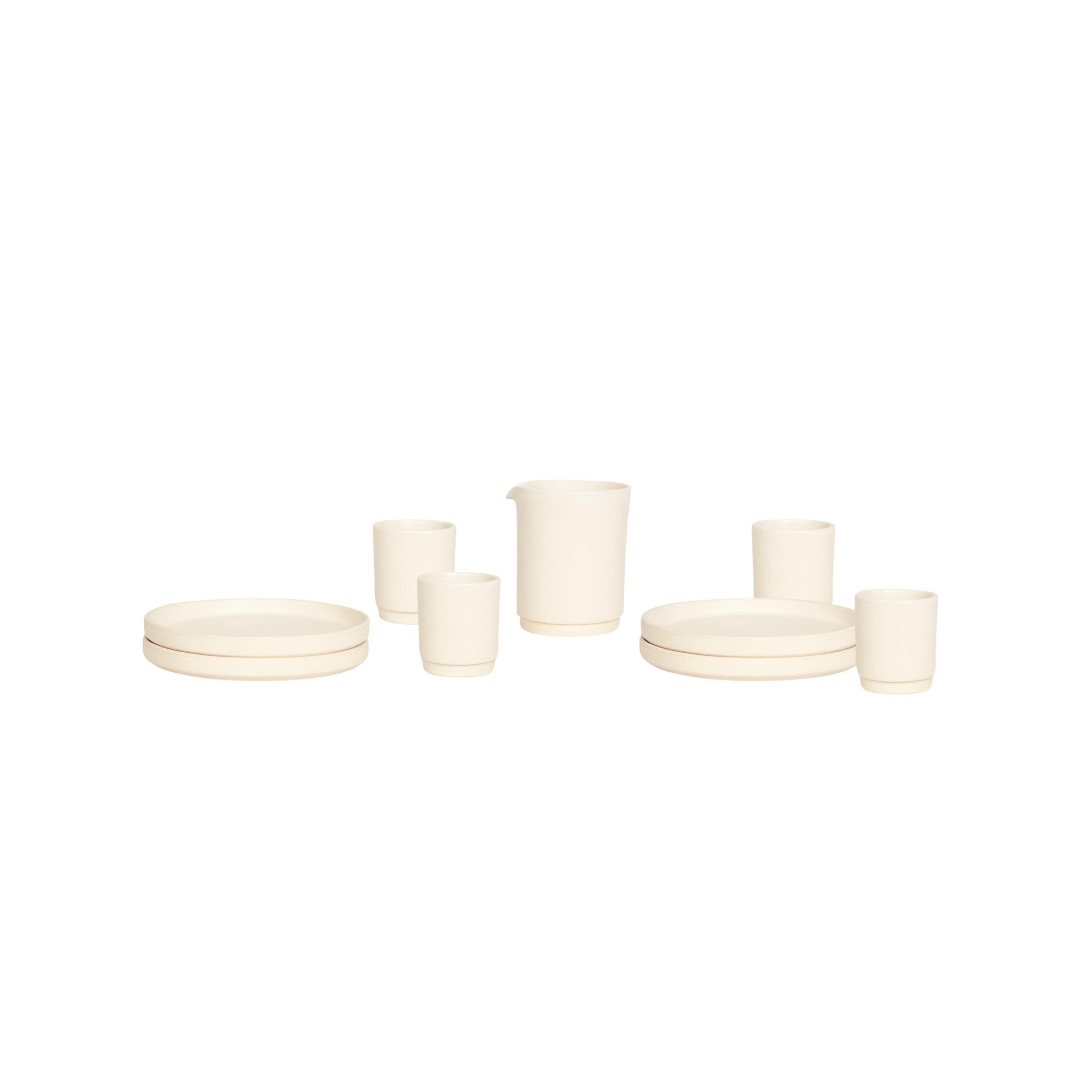 Otto Ceramic Tableware Set I Lunch – Natural