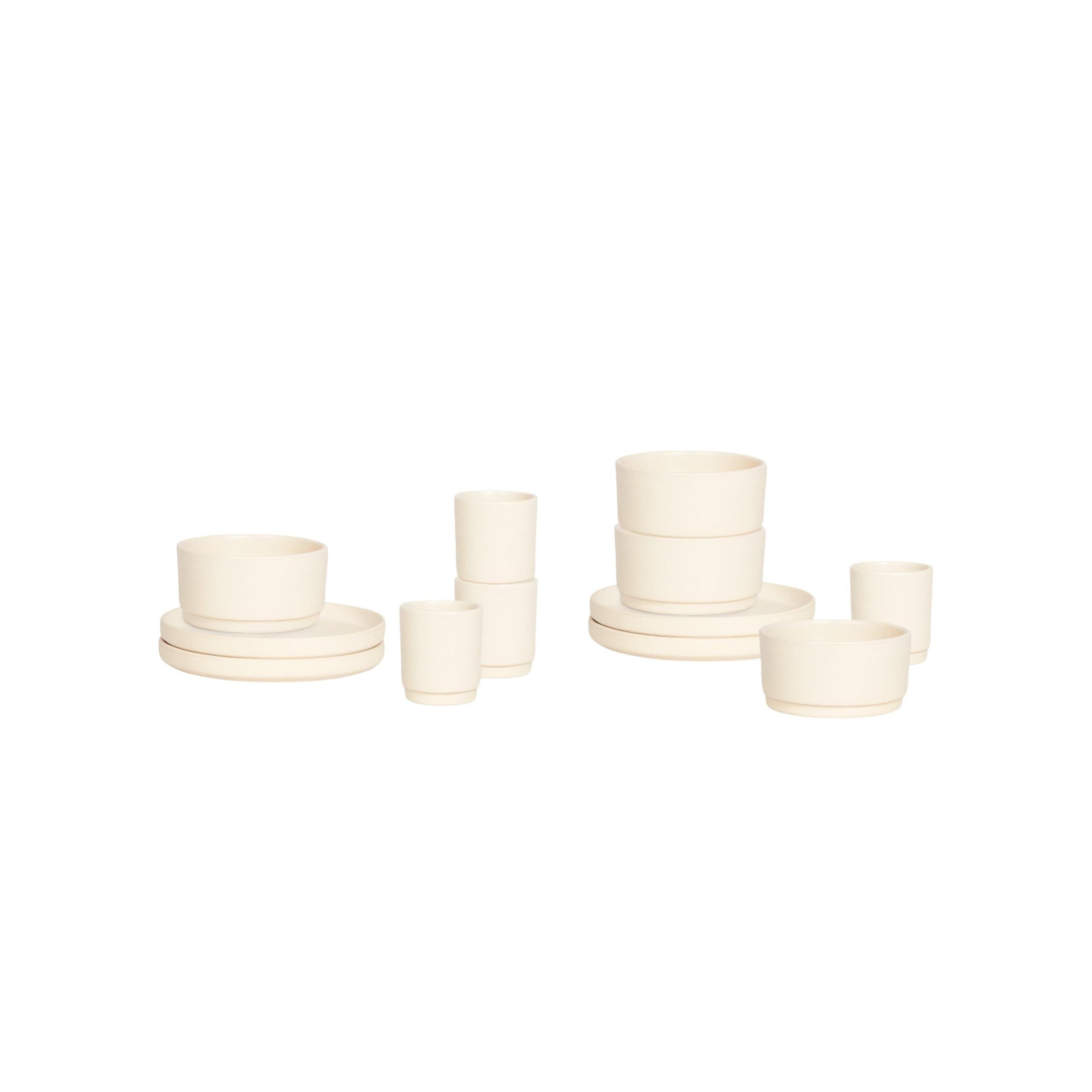 Otto Ceramic Tableware Set – Dinner – Natural