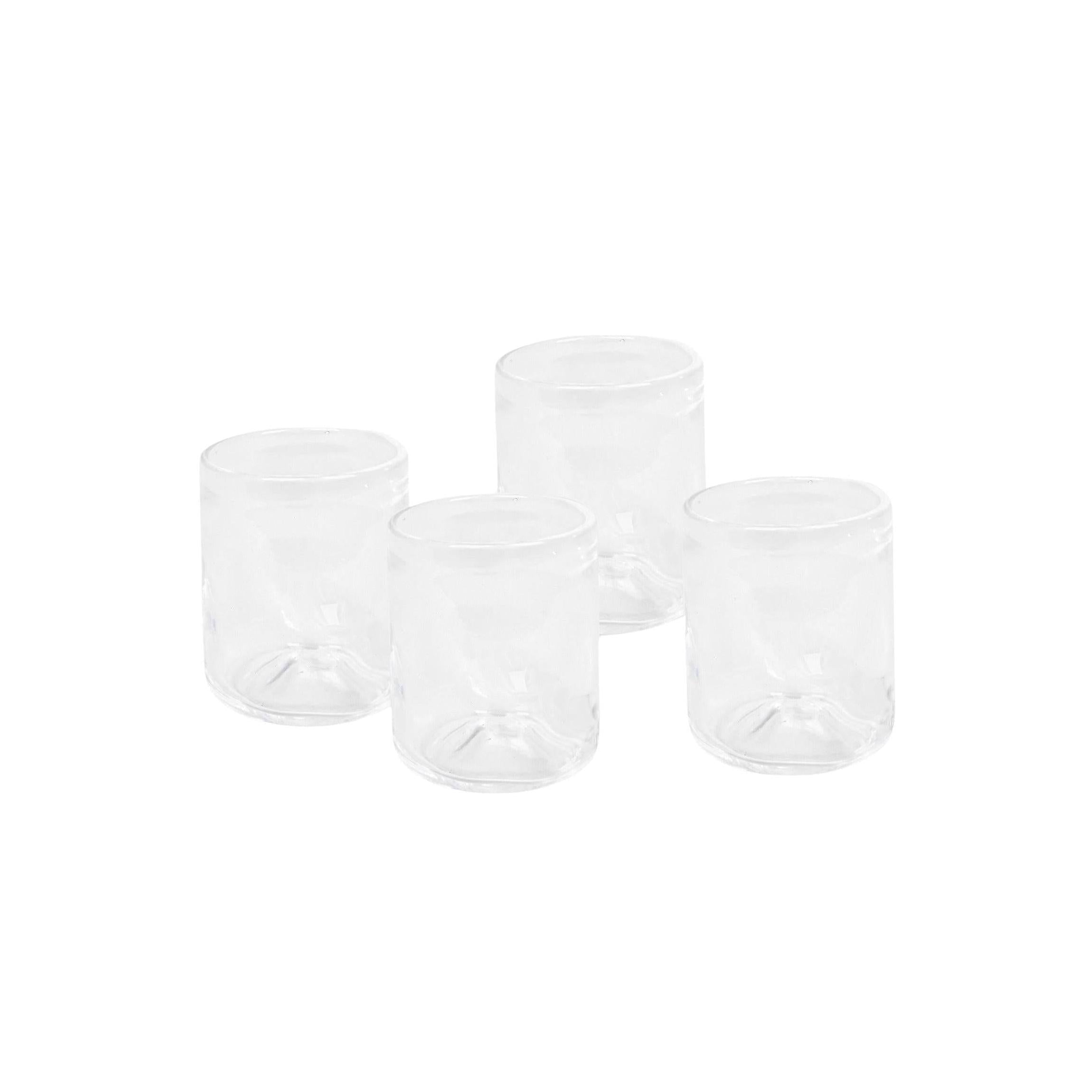 0405 Glass Set of Four – Clear – Small