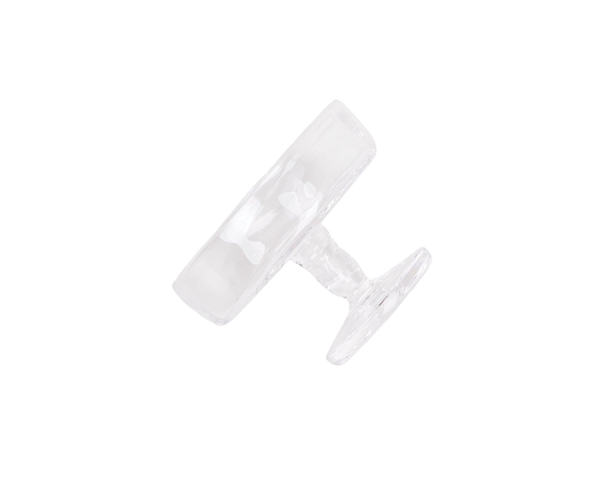 0405 Stem Glass Set of Two – Clear – Wide