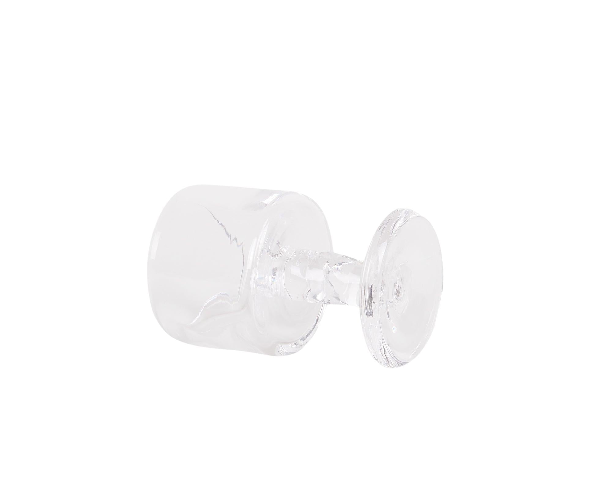 0405 Stem Glass Set of Two – Clear – Small