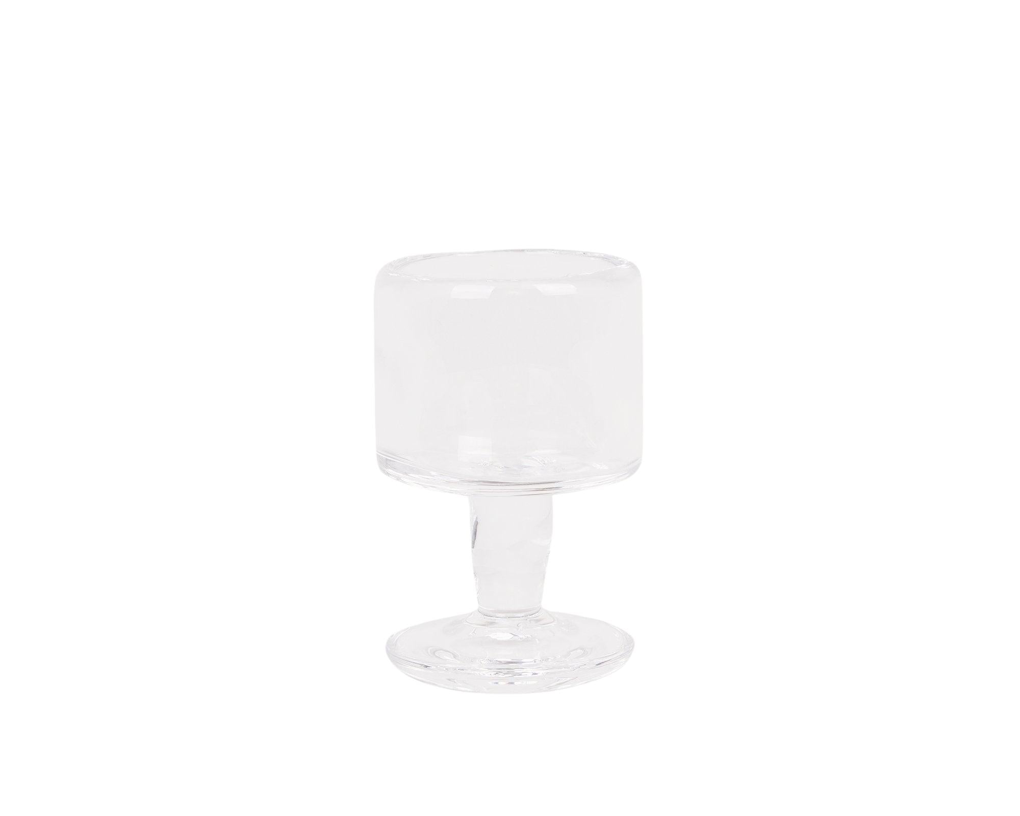 0405 Stem Glass Set of Two – Clear – Small