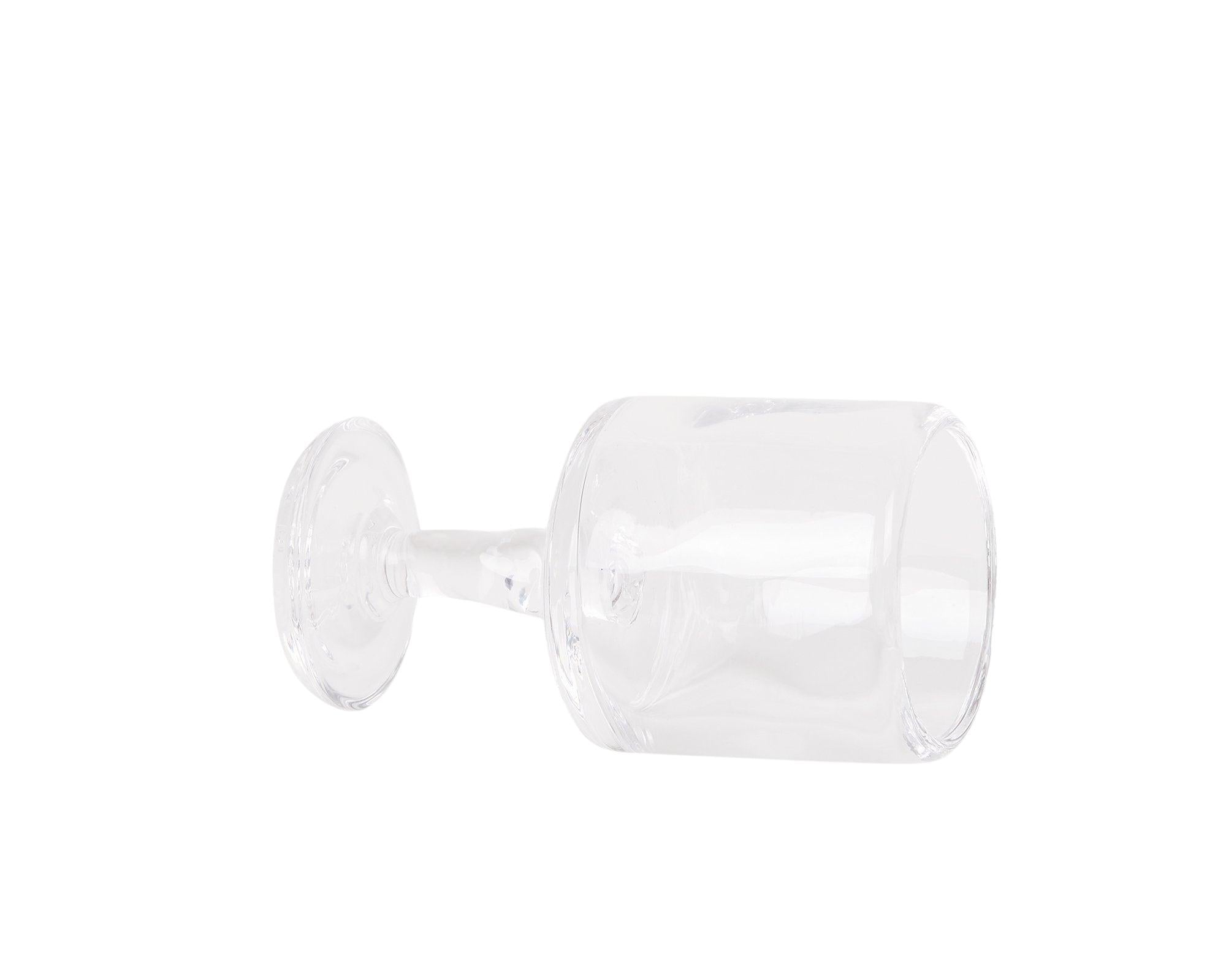 0405 Stem Glass Set of Two – Clear – Medium