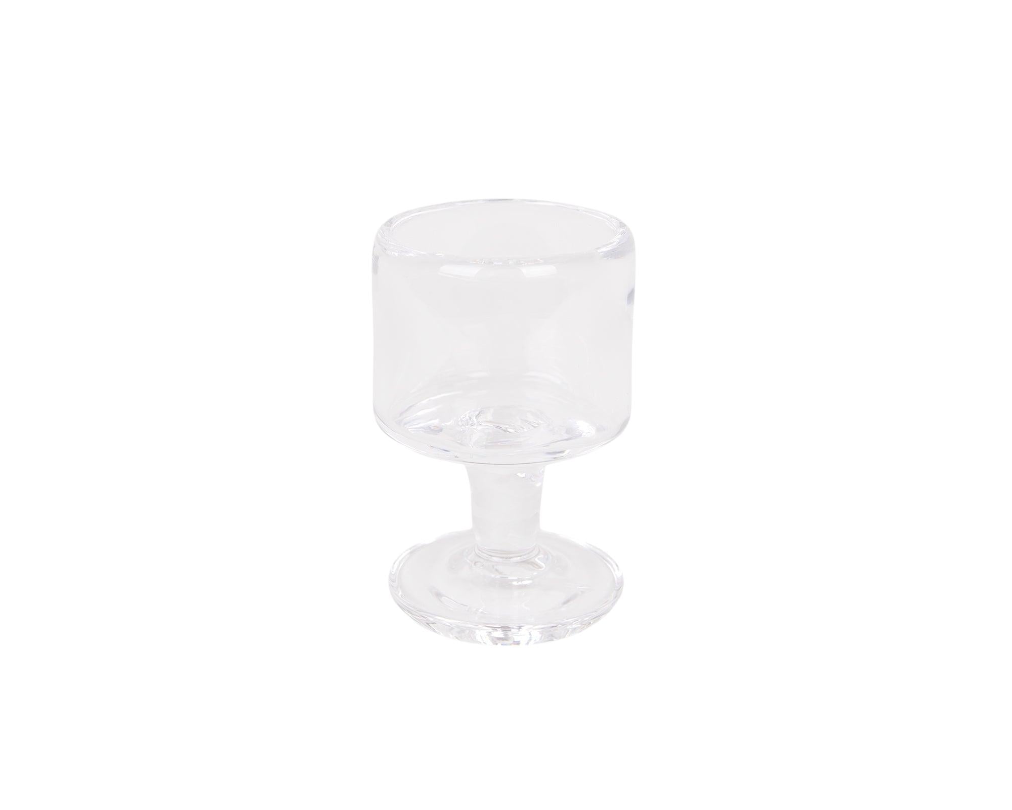0405 Stem Glass Set of Four – Clear – Small