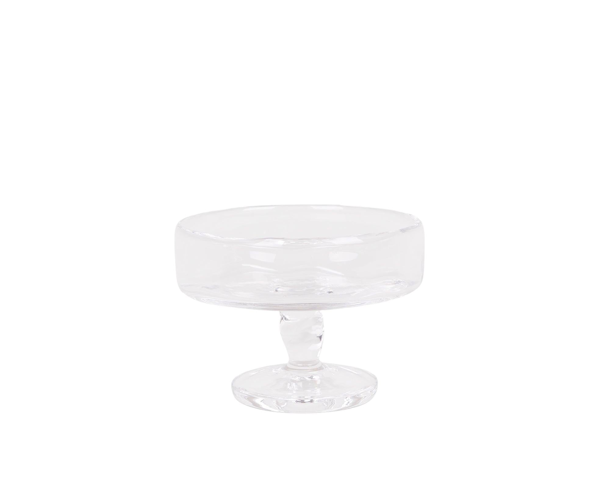 0405 Stem Glass Set of Four – Clear – Wide