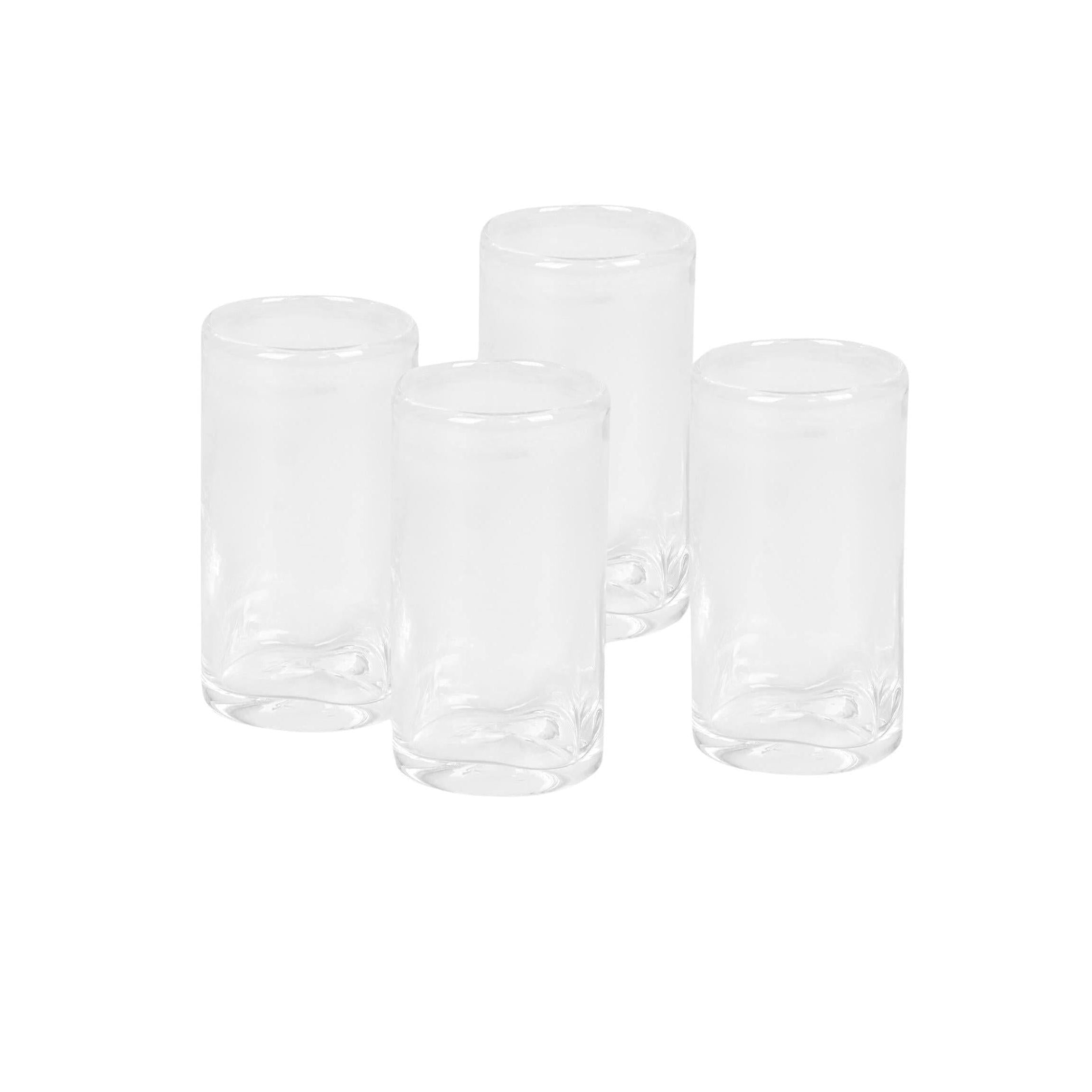 0405 Glass Set of Four – Clear – Medium