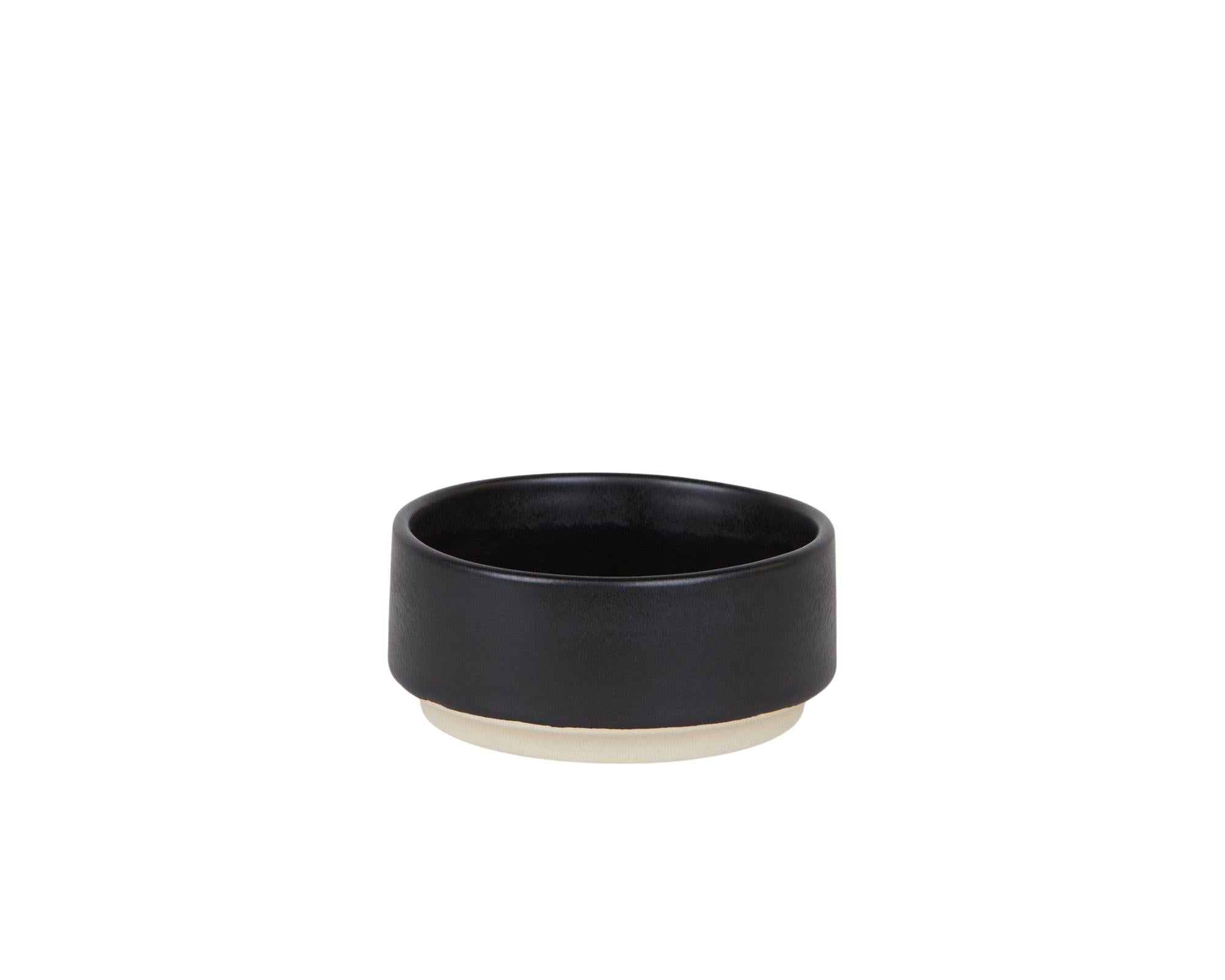 Otto Ceramic Bowls Set of Two – Black – Medium