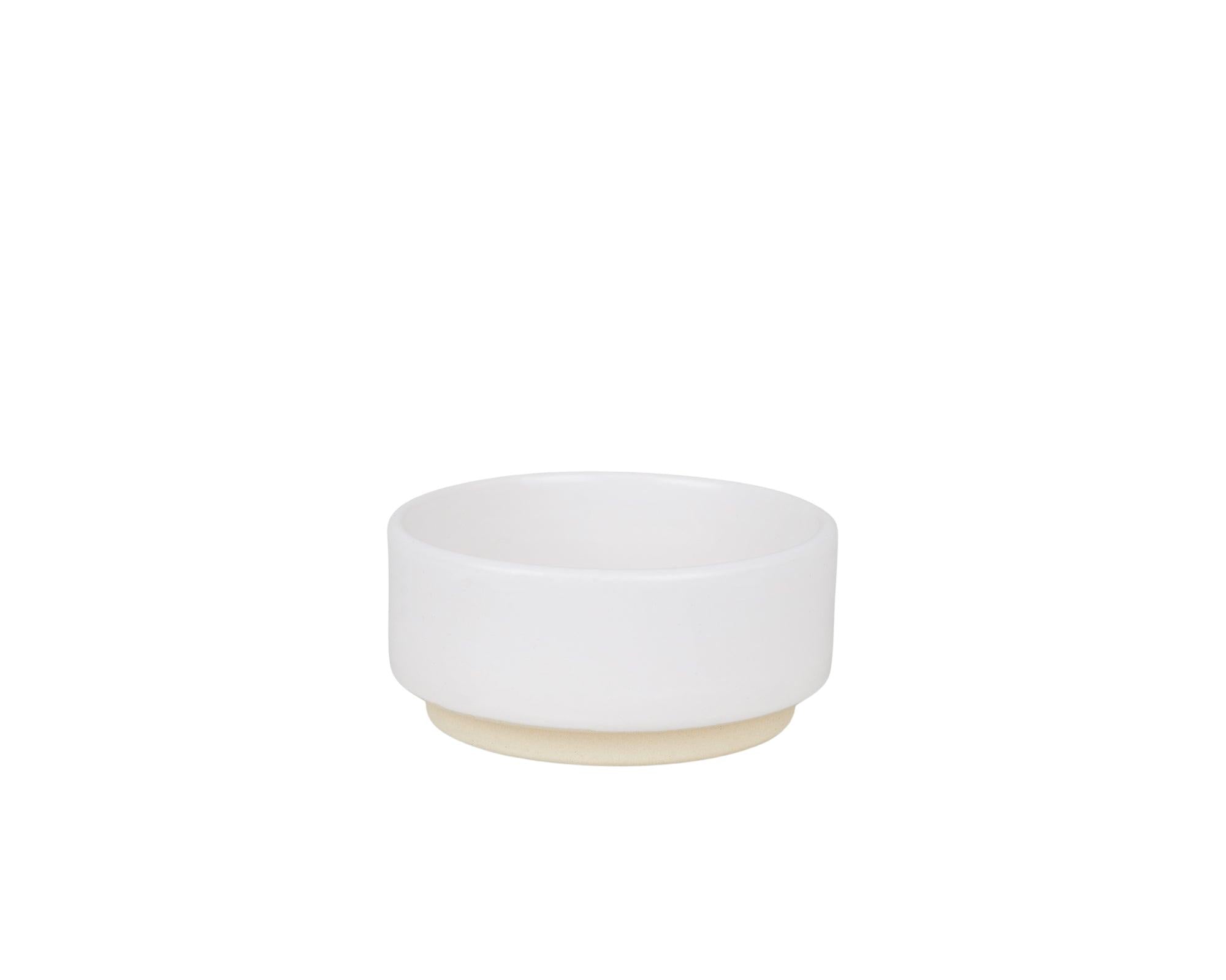 Otto Ceramic Bowls Set of Two – White – Medium