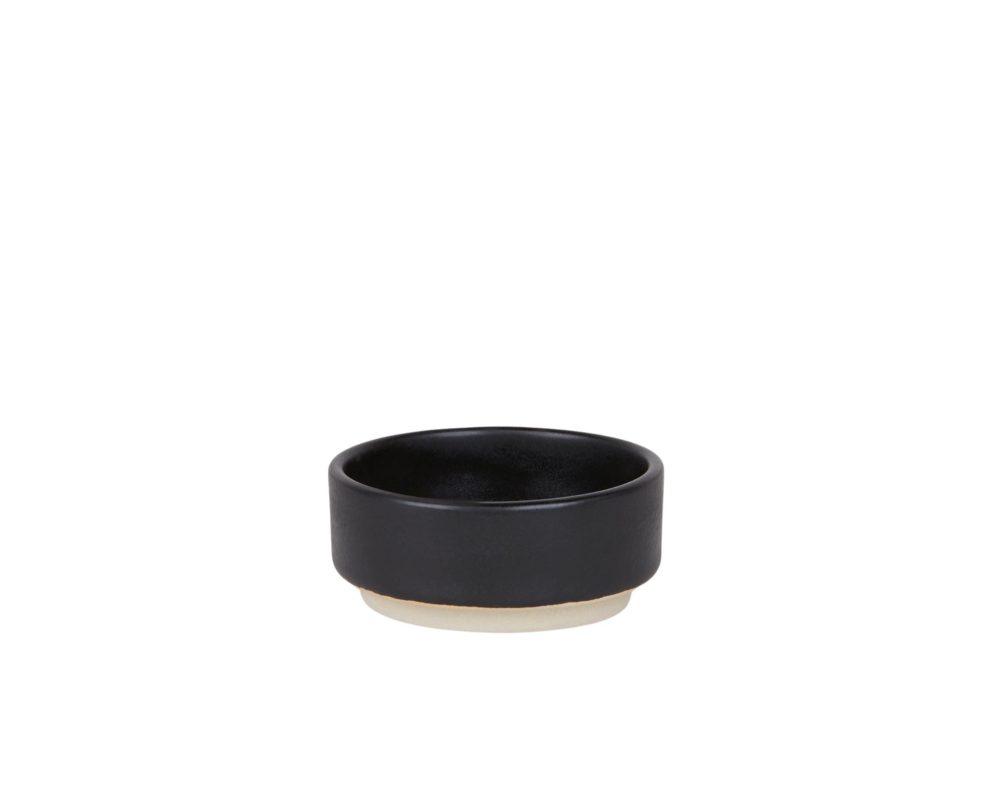 Otto Ceramic Bowls Set of Two – Black – Small