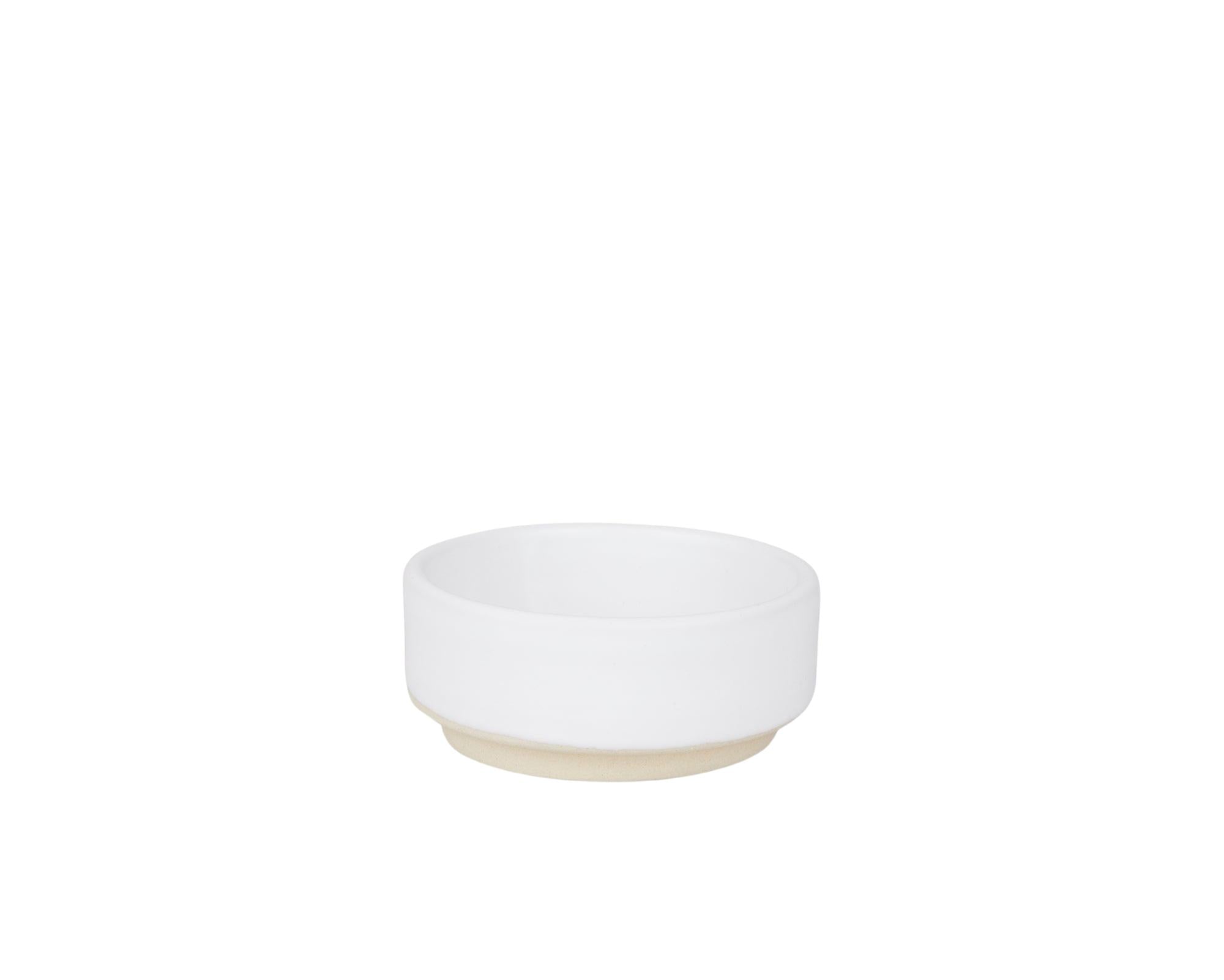 Otto Ceramic Bowls Set of Two – White – Small