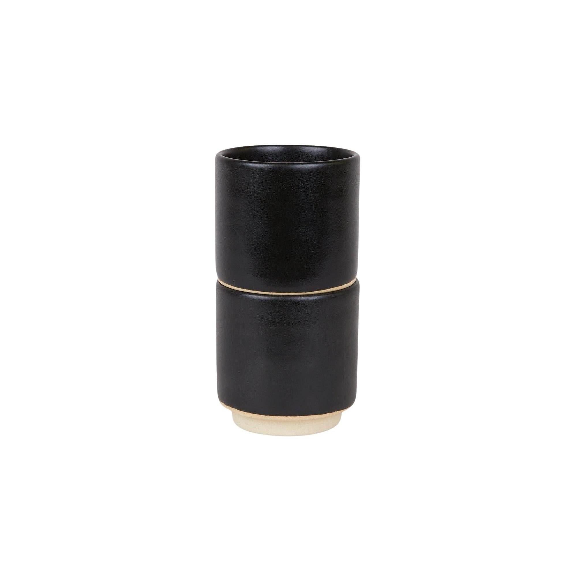 Otto Ceramic Cup Set of Two – Black