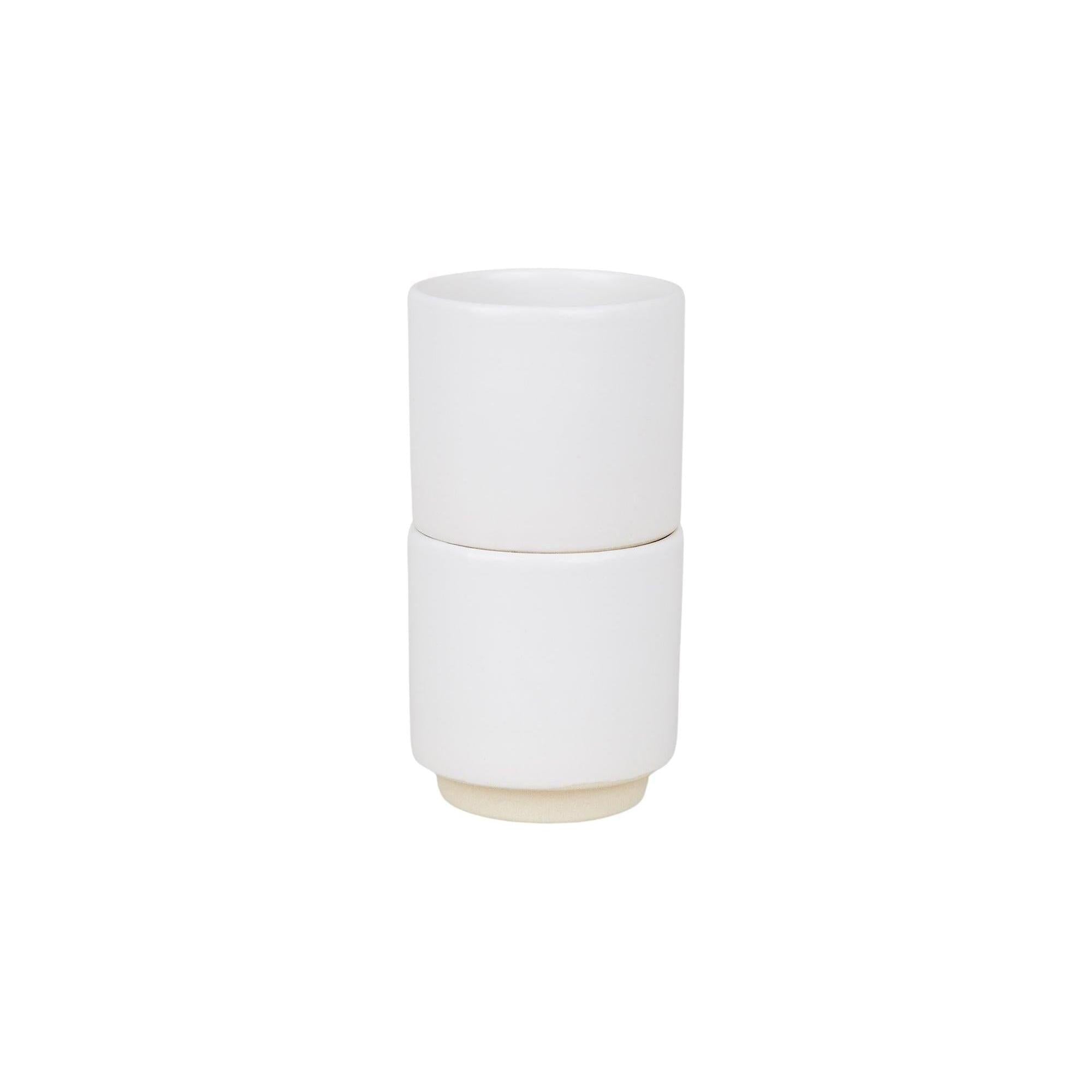 Otto Ceramic Cup Set of Two – White