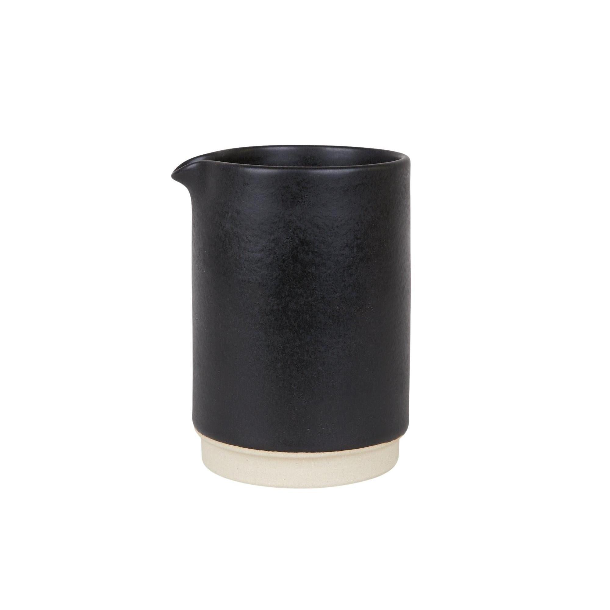 Otto Ceramic Jug – Black – Large